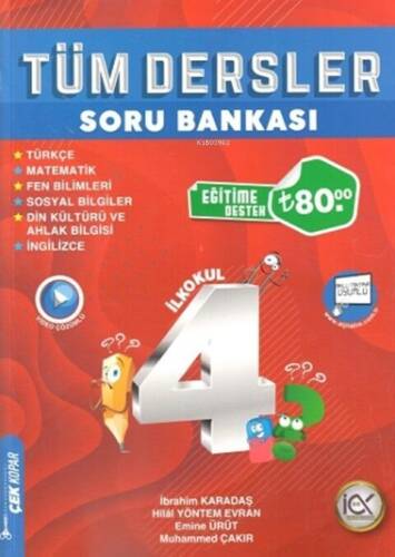 İlk Önce Yayıncılık 4. Sınıf Tüm Dersler Soru Bankası - 1