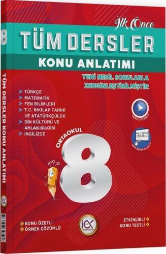 İlk Önce Yayıncılık 8. Sınıf Tüm Dersler Konu Anlatımı - 1