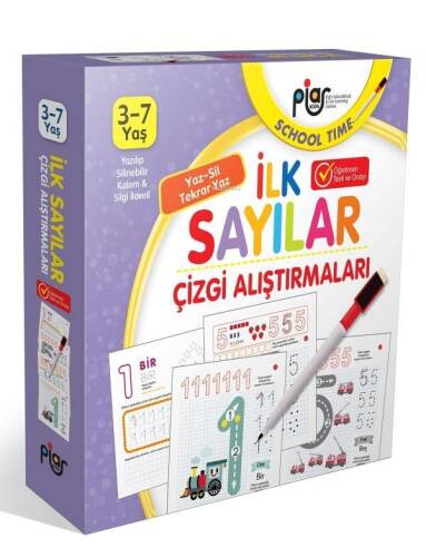 İlk Sayılar Çizgi Alıştırmalar - 1