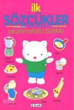 İlk Sözcükler Çıkartmalı Dizisi-Pembe - 1