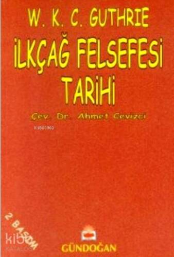 İlkçağ Felsefesi Tarihi - 1