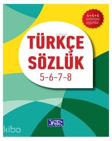 İlköğretim Türkçe Sözlük 5- 6- 7- 8 - 1