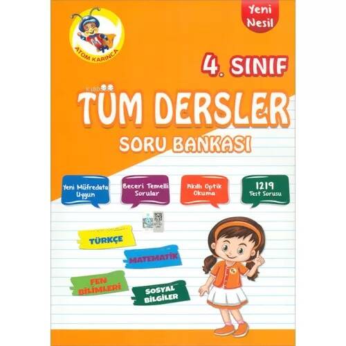 İlkokul 4.Sınıf Tüm Dersler Soru Bankası - 1