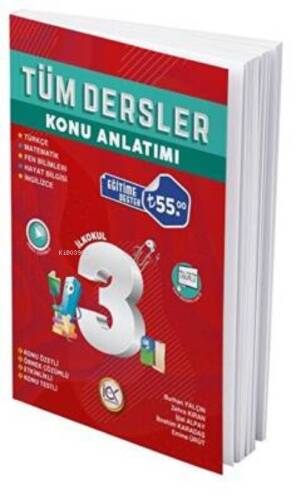 İlkönce 3.Sınıf K.A. Tüm Dersler - 2023 - 1