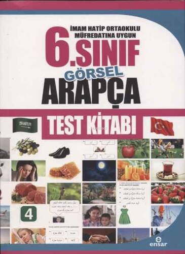 İmam Hatip Ortaokulu Müfredatın Uygun 6. Sınıf Görsel Arapça Test Kitabı - 1