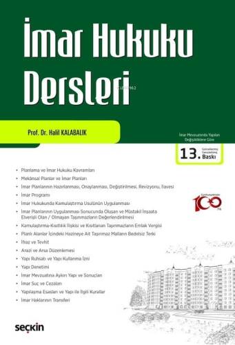 İmar Hukuku Dersleri - 1