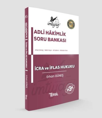 İmtiyaz Adli Hakimlik İcra ve İflas Hukuku Soru Bankası - 1