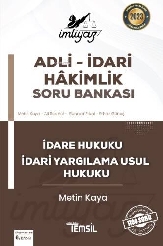 İmtiyaz Adli İdari Hakimlik Soru Bankası İdari Hukuku Ve İdari Yargılama Usul Hukuku - 1