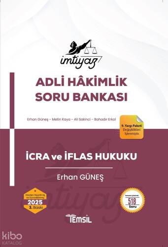 İmtiyaz Adli-İdari Hâkimlik Soru Bankası - İcra ve İflas Hukuku - 1