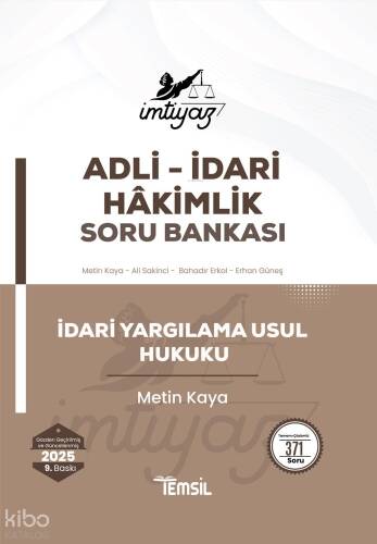 İmtiyaz Adli-İdari Hâkimlik Soru Bankası - İdari Yargılama Usul Hukuku - 1