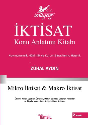 İmtiyaz İktisat Konu Anlatımı Kitabı - 1