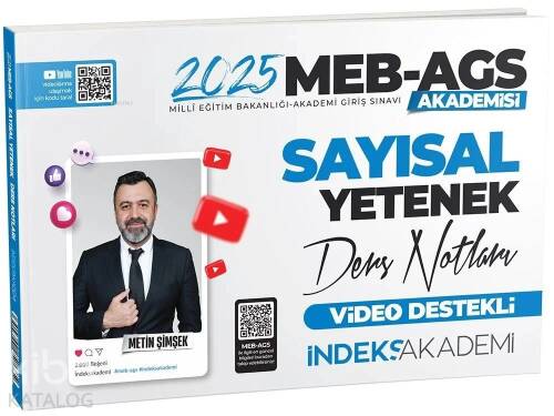 İndeks Akademi 2025 MEB-AGS Akademisi Sayısal Yetenek Video Ders Notları - 1