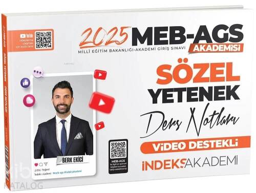 İndeks Akademi 2025 MEB-AGS Akademisi Sözel Yetenek Video Ders Notları - 1