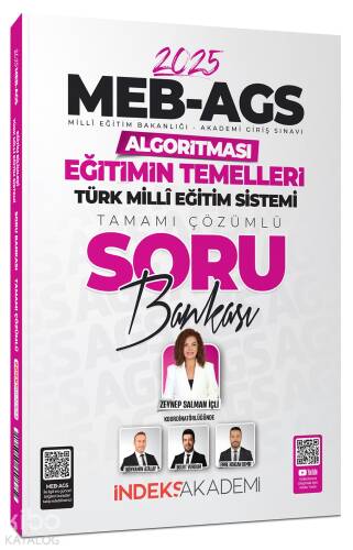 İndeks Akademi 2025 MEB-AGS Algoritması Eğitimin Temelleri ve Türk Milli Eğitim Sistemi Soru Bankası Çözümlü - 1