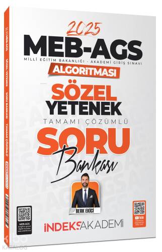 İndeks Akademi 2025 MEB-AGS Algoritması Sözel Yetenek Soru Bankası Çözümlü - 1