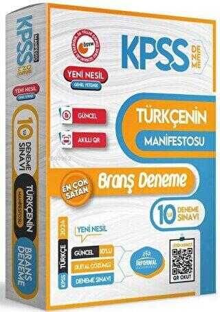 İnformal Yayınları KPSS Türkçenin Manifestosu 10 Deneme Çözümlü - 1