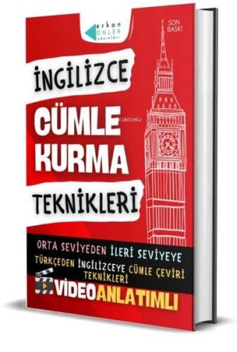 İngilizce Cümle Kurma Teknikleri Video Anlatımlı - Orta Seviyeden İleri Seviyeye Türkçeden İngilizceye - 1