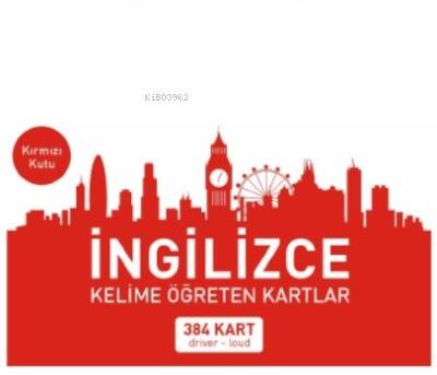 İngilizce Kelime Öğreten Kartlar ;Kırmızı Kutu (dirver-loud) İngilizce Dil Kartları - 1