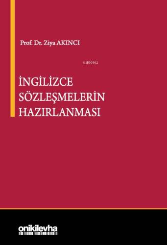 İngilizce Sözleşmelerin Hazırlanması - 1