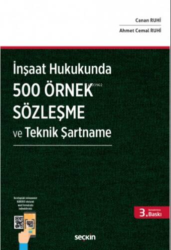 İnşaat Hukuku Alanında 555 Adet Örnek Sözleşme ve Teknik Şartname - 1