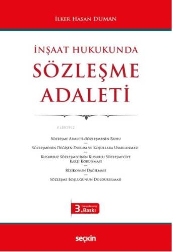 İnşaat Hukukunda Sözleşme Adaleti - 1