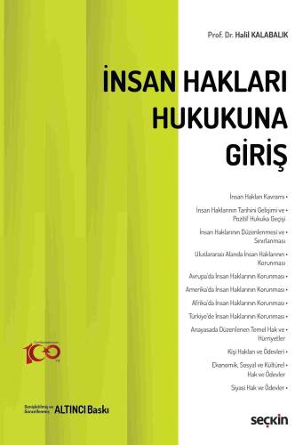 İnsan Hakları Hukukuna Giriş - 1