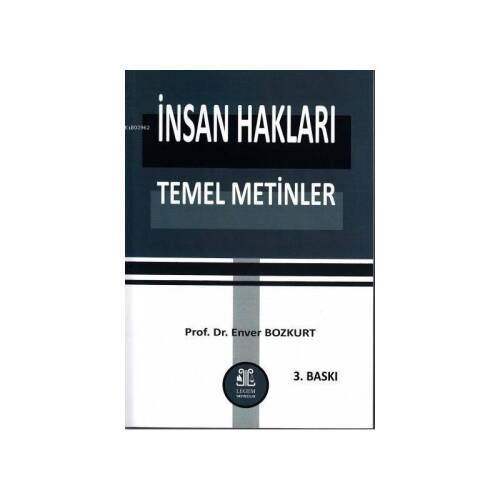 İnsan Hakları Temel Metinler - 1