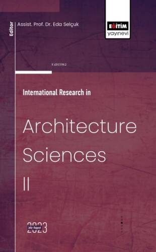 International Research in Architecture Sciences II - 1