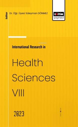 International Research in Health Sciences VIII - 1