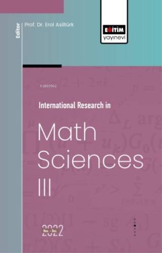 International Research in Math Sciences III - 1