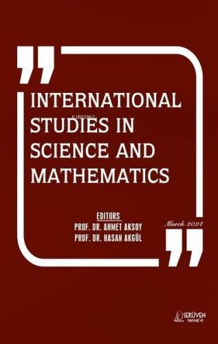 International Studies in Science and Mathematics - March 2024 - 1