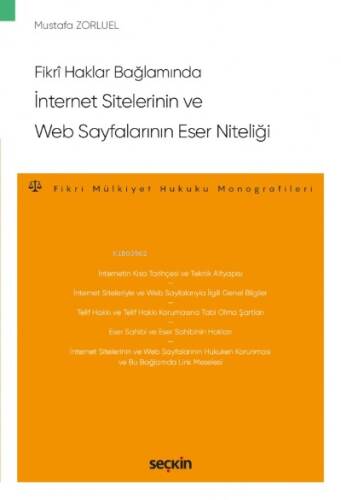 İnternet Sitelerinin ve Web Sayfalarının Eser Niteliği - 1