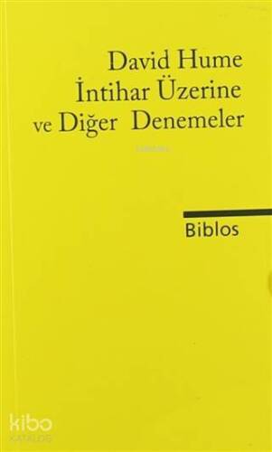 İntihar Üzerine ve Diğer Denemeler - 1