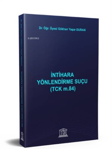 İntihara Yönlendirme Suçu (TCK m.84) - 1