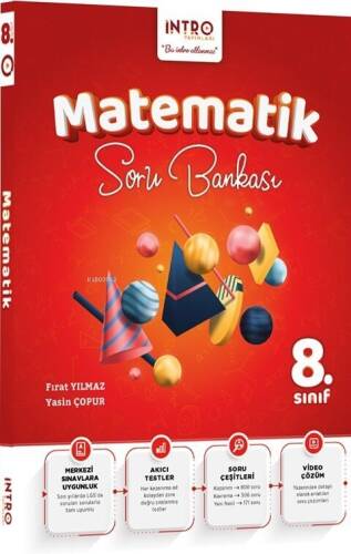 İntro Yayınları 8. Sınıf Matematik Soru Bankası - 1