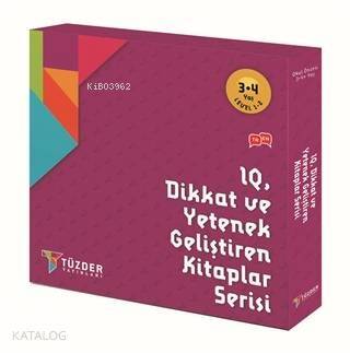 IQ Dikkat ve Yetenek Geliştiren Kitaplar Serisi Level 1-2 (6 Kitap Takım) - 1