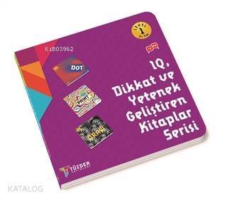 IQ Dİkkat ve Yetenek Geliştiren Kitaplar Serisi Level 1 (3 Kitap Takım) 5+ Yaş - 1