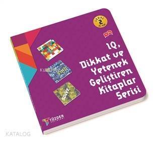 IQ Dİkkat ve Yetenek Geliştiren Kitaplar Serisi Level 2 (3 Kitap Takım) 5+ Yaş - 1