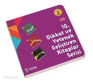 IQ Dİkkat ve Yetenek Geliştiren Kitaplar Serisi Level 3 (3 Kitap Takım) 5+ Yaş - 1