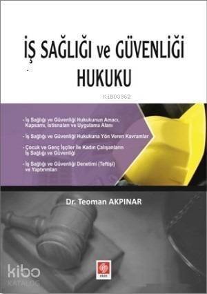 İş Sağlığı ve Güvenliği Hukuku - 1