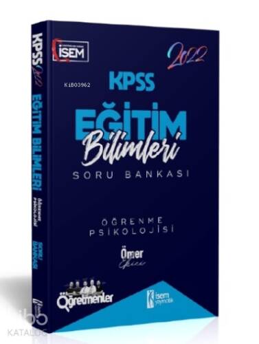 İsem 2022 KPSS Eğitim Bilimleri Öğrenme Psikolojisi Çözümlü Soru Bankası İsem Yayıncılık - 1