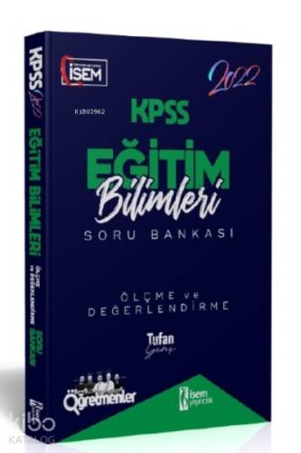 İsem 2022 KPSS Eğitim Bilimleri Ölçme ve Değerlendirme Çözümlü Soru Bankası İsem Yayıncılık - 1