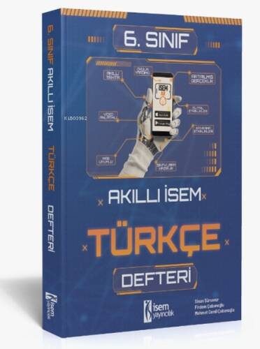 İsem Yayınları 6. Sınıf Türkçe Akıllı İsem Defteri - 1