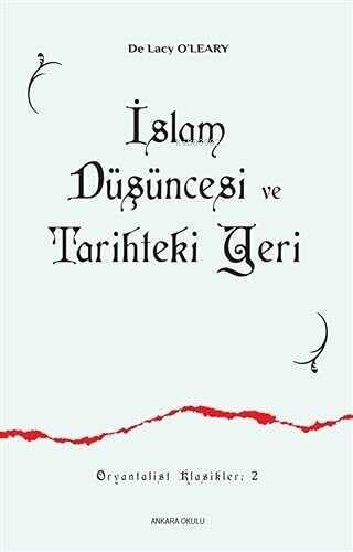 İslam Düşüncesi ve Tarihteki Yeri/De Lacy O’leary - 1