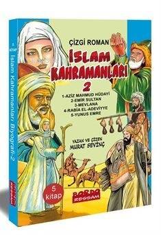 İslam Kahramanları 2 (Çizgi Roman Renkli) (5 Kitap Set) - 1