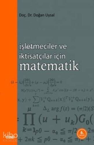 İşletmeciler ve İktisatçılar İçin Matematik - 1