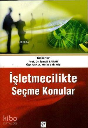 İşletmecilikte Seçme Konular - 1