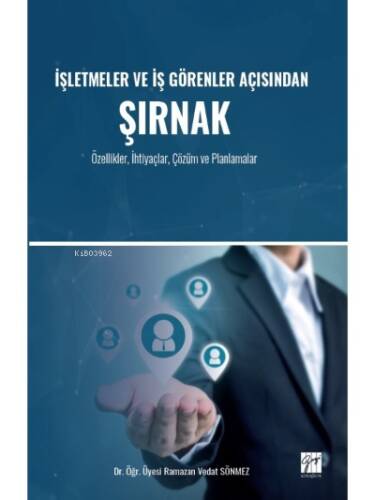 İşletmeler ve İş Görenler Açısından Şirnak;Özellikler, İhtiyaçlar, Çözüm ve Planlamalar - 1