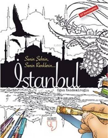 İstanbul Kartpostal Boyama; 20 Adet Kartpostal - 1