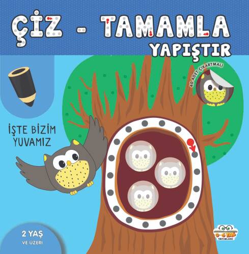 İşte Bizim Yuvamız - Çiz - Tamamla - Yapıştır - 1